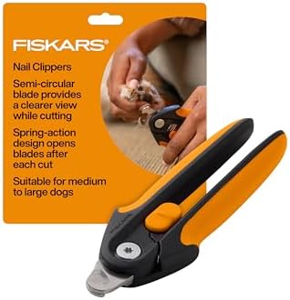 Fiskars Pet Large Nail Clippers, Cat and Dog Trimmers for Grooming, 5.75" by Fiskars