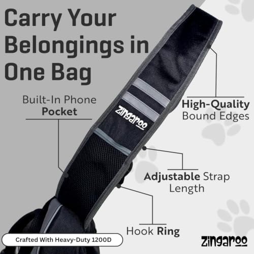 Dog Sling Carrier - Hands-Free Small Dog & Cat Carrier Bag - Image 6