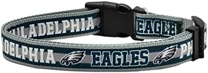 NFL PET Collar Philadelphia Eagles Dog Collar, Large Football Team Collar for Dogs & Cats. A Shiny & Colorful Cat Collar & Dog Collar Licensed by the NFL by PETSFIRST