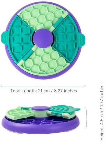 3-in-1 Slow Feeder Dog Bowl, Interactive Puzzle Feeder & Lick Mat - Image 6