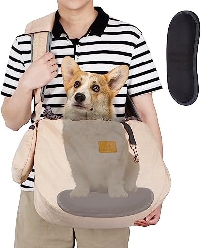 Ownpets XL Dog Sling 15-25lbs, Hands-Free Carrier with Bottom Support Pad - Image 6