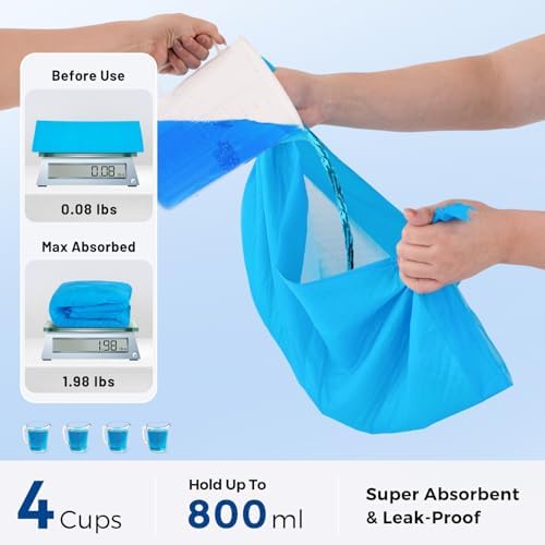 ZOMMISlA Dog Pee Pads 50 Count, Health Monitoring with pH Indicator 22"X22" - Image 3