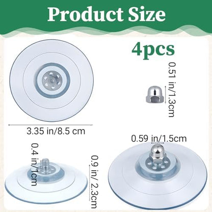 Cat Window Perch Suction Cup, Adhesive Suction Cup with Screws - Image 2