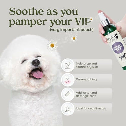 PAWFUME Skin & Coat Detangler Spray for Dogs, 4-Pack - Image 2