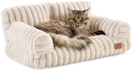 Hollypet Small Dog Large Cat Bed Puppy Couch Beds for Pets up to 25 lbs - Image 2