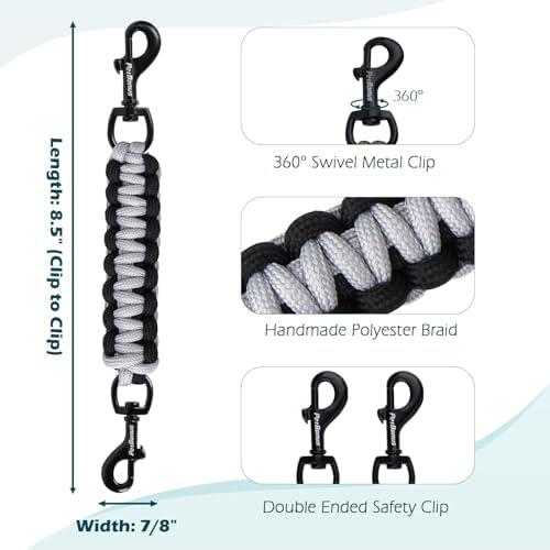 PetBonus Dog Collar Safety Clip, Handmade Prong Collar to Harness Connector - Image 2