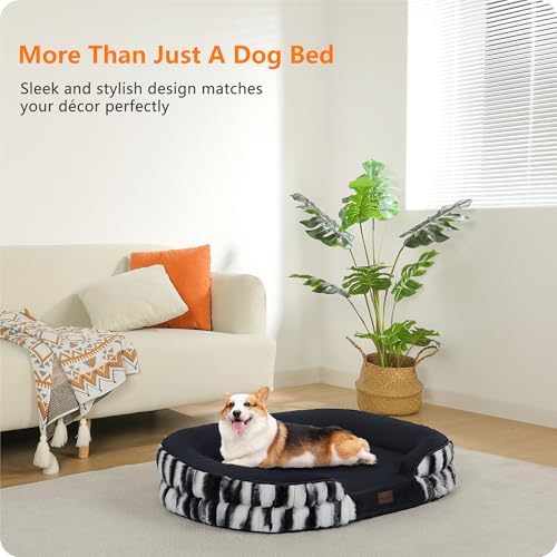 Dwanton Orthopedic Waterproof Medium Dog Bed Sofa, Gel Memory Foam, 36" - Image 2