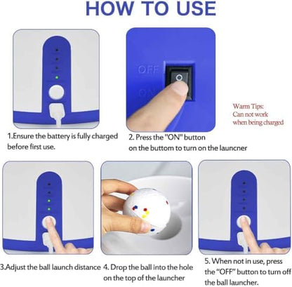 Automatic Dog Ball Launcher, Dog Ball Throw Launcher, for Small/Medium Dogs - Image 7