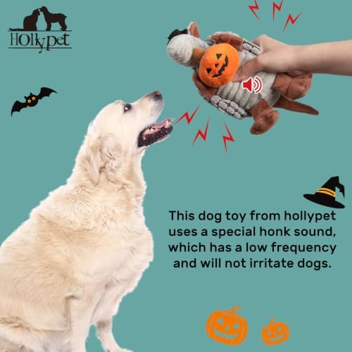 Hollypet Armadillo Squeaky Puppy Dog Toys for Small Medium Dogs, Halloween - Image 5