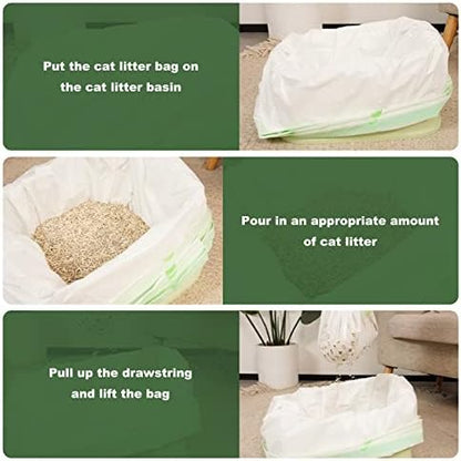 35 Count Cat Litter Box Liners, Sifting Litter Box Liners - Image 6