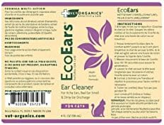 Vet Organics EcoEars Cat Ear Cleaner. Natural Multi-Action Formula. for Itch, Head Shaking, Discharge & Smell. Naturally Cleanses Away Common Problems. 100% Guaranteed (4 oz) - Image 5