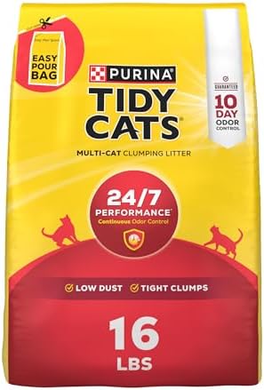Purina Tidy Cats 24/7 Performance Clumping Cat Litter, 16 lb Bag by PurinaTidyCatsLitter