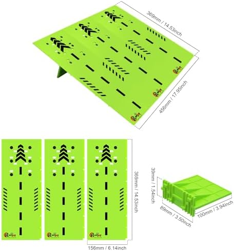 RC Car Ramp Jumping Takeoff Obstacle for 1/12 1/14 1/16 1/18 1/24 Scale Car - Image 2