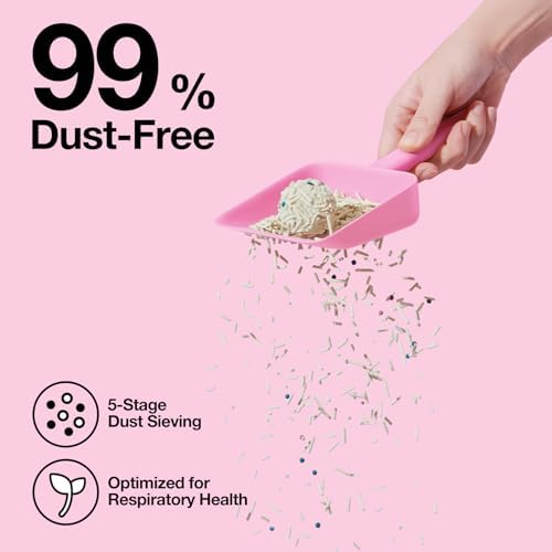 VETRESKA Cherry Blossom Tofu Cat Litter, Odor Control, 5.5lb×4bags - Image 3