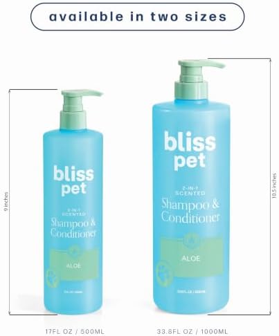 Bliss Pet Aloe Dog Shampoo Conditioner and Detangler, 17 Fl Oz - Image 5