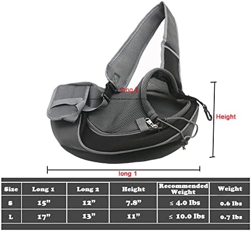 Love Dream Dog Sling Carrier for Small Dogs Cat Puppy Crossbody Bag Carrier - Image 3