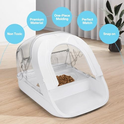 Front Cover for Automatic Micro Chip Pet Feeder, Prevent Pets Competing for Food in Multiple Pets Home, Avoid Food Stealing from Other Cats and Dogs, Precise Diet Control of Each Pet - Image 6