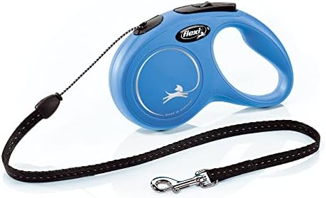 FLEXI® Classic Cord Retractable Dog Leash, Small, 16 ft - Blue by Flexi