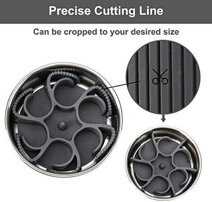 Dog Slow Feeder Bowls 2 PCS Silicone Spiral Pet Food Feeder Insert - Image 3
