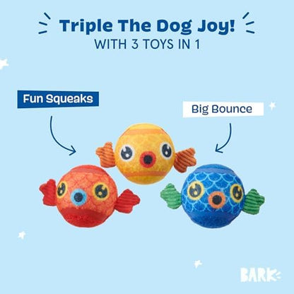 BarkBox Puppy Guppies 3-in-1 Interactive Plush Dog Toy - for Dogs - Image 2