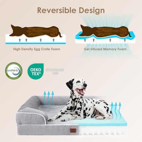 EHEYCIGA Orthopedic Small Dog Bed, Waterproof Memory Foam Washable Pet Beds - Image 4