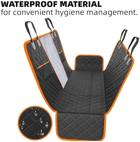 Smouatou Dog Car Seat Cover for Back Seat, Sturdy Backseat Extender for Dogs,New Scratch Resistant, Anti Slip Portable Dog Hammock,Suitable for Cars and SUVs,Car Travel Pet Bed,Hard Bottom (L) - Image 2