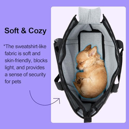Ownpets Large Pet Carrier for Dogs Cats, 18-20lbs, Hands-Free Purse Bag - Image 6