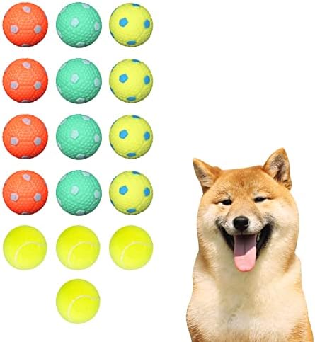 ptlsy 2inch Dog Ball for Puppy Small Medium Dogs Fetching Exercise, 16 Pack by ptlsy