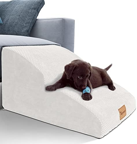 Topmart High Density Extended Foam Dog Ramp&Steps 2 Tiers,11.8" High by Topmart