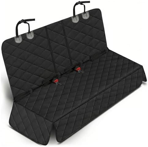 Dog Car Seat Cover for Back Seat, Waterproof & Scratch-Proof Pet Seat Protector, Nonslip Dog Seat Cover for Back Seat, Universal Fit for Cars, Trucks & SUVs, Standard Size by AIRUIDOG