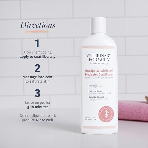 Veterinary Formula Clinical Care Hot Spot & Itch Relief Conditioner, 16 oz - Image 4