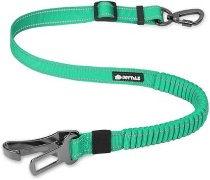 Joytale 3-in-1 Bungee Dog Seat Belt for Car, Medium and Large Dogs, Teal by Joytale