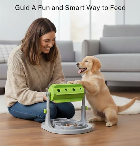 Dog Treat Dispenser Toy, Slow Feeder, Interactive Cat Puzzle Toy - Image 2