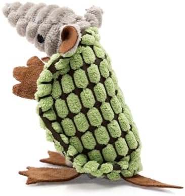 Hollypet Armadillo Squeaky Puppy Dog Toys for Small Medium Dogs, 6" by Hollypet