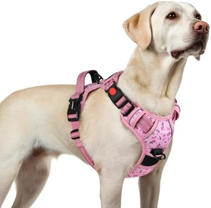 rabbitgoo Dog Harness for Large, Updated Easy On & Off with 3 Buckles by rabbitgoo