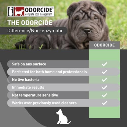 Odorcide Odor Eliminator Concentrate: Odor Eliminator for Strong Odor on Carpets, Hardwood & More - Smoke, Sweat & Pet Odor Eliminator for Home w/Non-Enzymatic Formula, 64 oz - Image 2