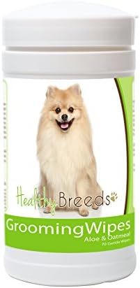 Healthy Breeds Pomeranian Grooming Wipes 70 Count by HealthyBreeds