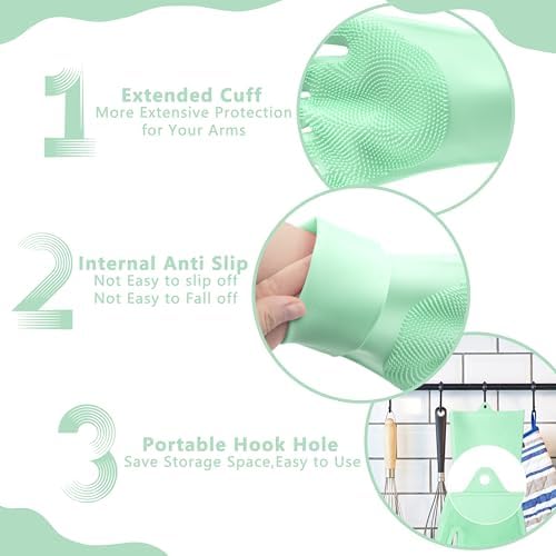 Pet Grooming Gloves—Dog Washing Gloves with High-Density Teeth - Image 6