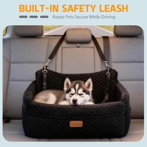 Dog Car Seat for Large Dogs up to 55 lbs, Heavy Duty Booster Seat - Image 4