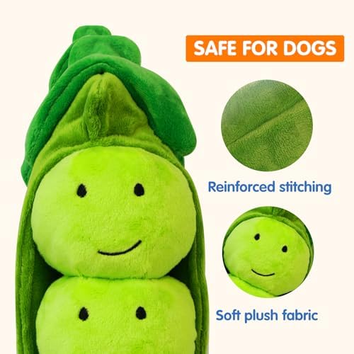 Hide and Seek Dog Toys Squeaky Pea Balls for Small Medium Dogs - Image 4