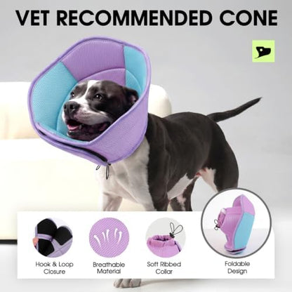 Dog Cones for Large Dogs Soft Dog Cone to Stop Licking - Image 3