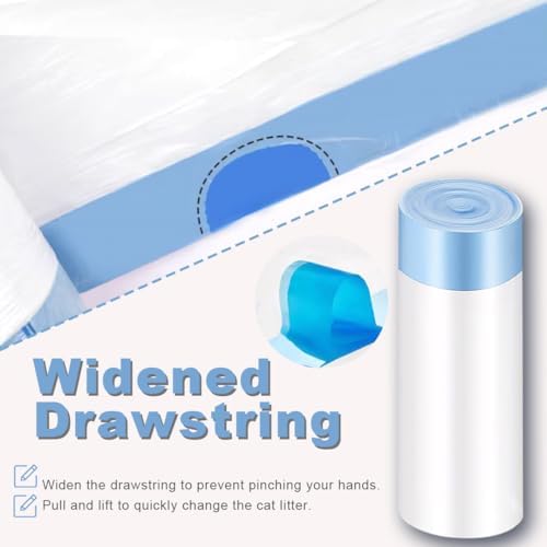 120 Pack Cat Litter Bags with Drawstring - Image 5