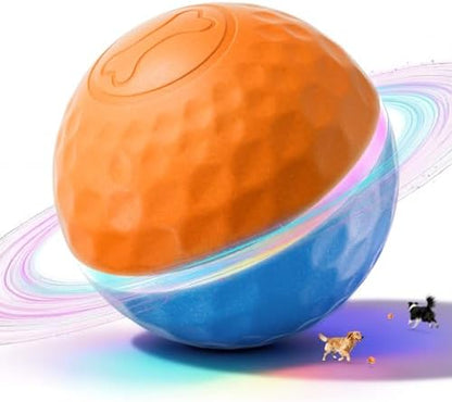 Interactive Dog Toys: Shaky Dog Ball with LED Lights, Automatic Moving Dog Toys for Aggressive Chewers, Dog Toys for Large Dogs, Vibrating Dog Toy Balls for Large Breed - (3.74 in Diameter) by Apasiri