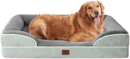 EHEYCIGA Orthopedic Extra Large Dog Bed, Waterproof Washable XL Pet Bed 44" by EHEYCIGA