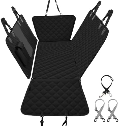 Bark Lover Dog Car Seat Covers for Back Seat, Car Seat Protector for Dogs Hammock for Cars Trucks SUV, Full Coverage Protection for Your Vehicle Interior by BarkLover