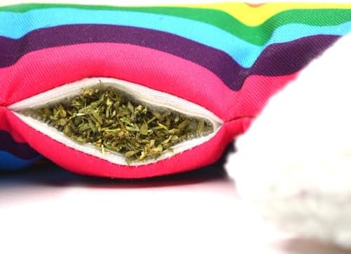 Meowijuana Rainbow Kicker Cat Toy | Refillable Catnip Kicker - Image 6