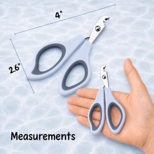 Formit Crafts Pet Nail Clippers for Dogs and Cats - Professional Stainless Steel Dog Nail Trimmer, Handles Made from Recycled Ocean-Bound Plastic,Color Gray - Image 7