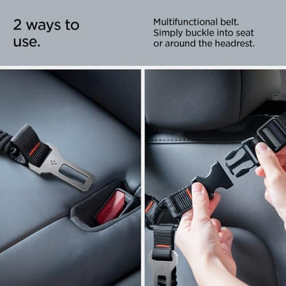 Spigen 2 in 1 Car Seat Belt Tether for Dogs (Headrest & Seatbelt Buckle) - Image 2