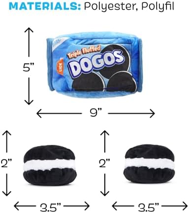 BarkBox Dogo Dunkers Plush Dog Toy - for Extra Small to Medium Dogs - Image 5