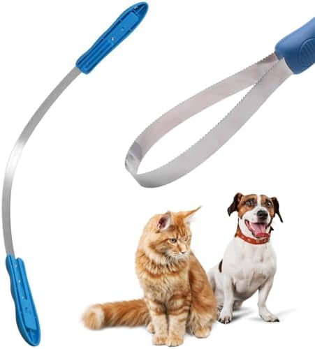 Dog Shedding Blade Dual-Sided Shedding Blades Stainless Steel Doggie Deshedding Brush Tool Curry Comb Dogs Brush Slicker Brushes for Grooming Pet Loose Hair Removal All Dogs Coat Types - Image 6